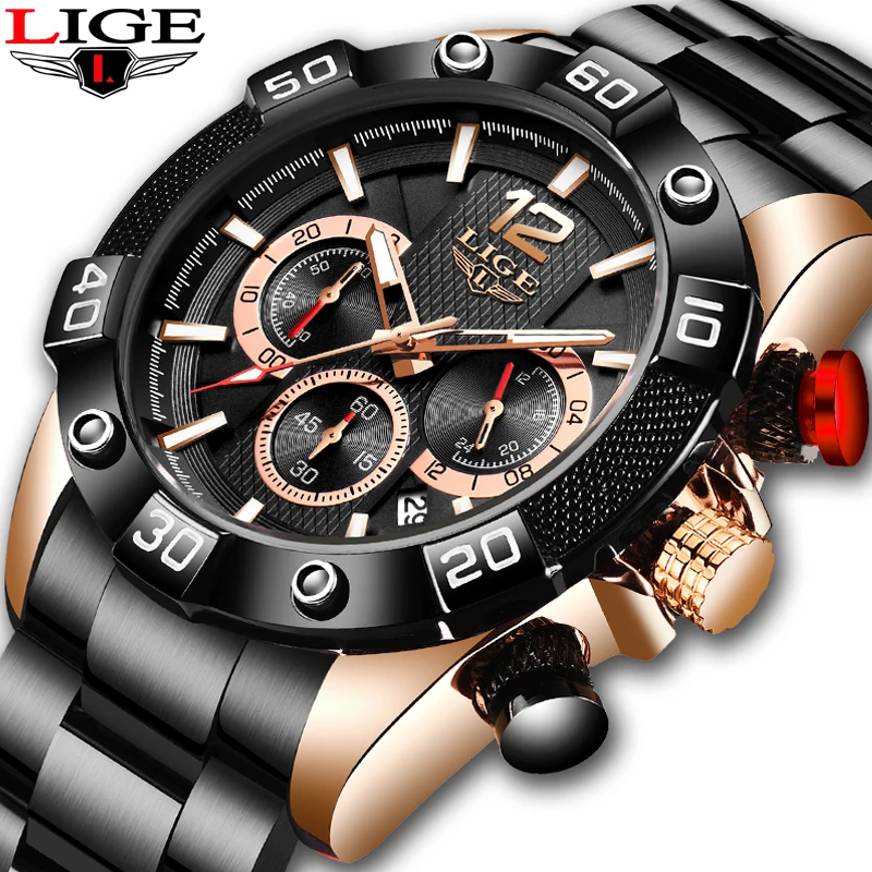 Водонепроницаемые светящиеся часы LIGE из нержавеющей стали, мужские Лучшие Роскошные Брендовые повседневные модные мужские часы, спортивны...
Водонепроницаемые светящиеся часы LIGE из нержавеющей стали, мужские Лучшие Роскошные Брендовые повседневные модные мужские часы, спортивны...