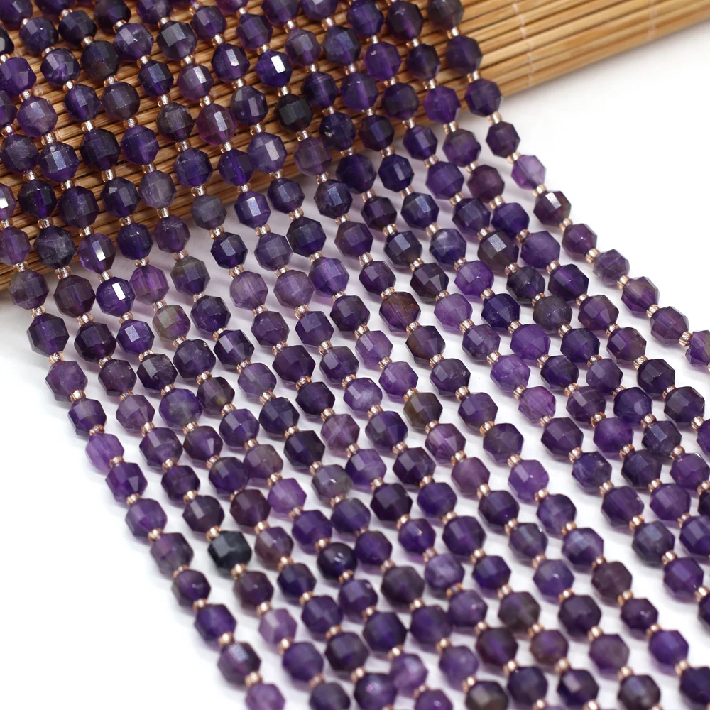 100% Natural Amethyst SemStone 6MM Faceted Beaded For Jewelry Making DIY Necklace Bracelet Accessories Charm Gift Party 36CM
100% Natural Amethyst SemStone 6MM Faceted Beaded For Jewelry Making DIY Necklace Bracelet Accessories Charm Gift Party 36CM