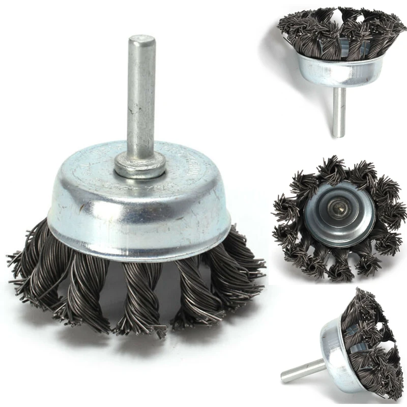 2'' Metal Wire Wheel Cup Brush Crimped With 1/4" Shank For Die Grinder Drill For Drill Angle Grinder For Die Grinder Metal Rust
2'' Metal Wire Wheel Cup Brush Crimped With 1/4" Shank For Die Grinder Drill For Drill Angle Grinder For Die Grinder Metal Rust
