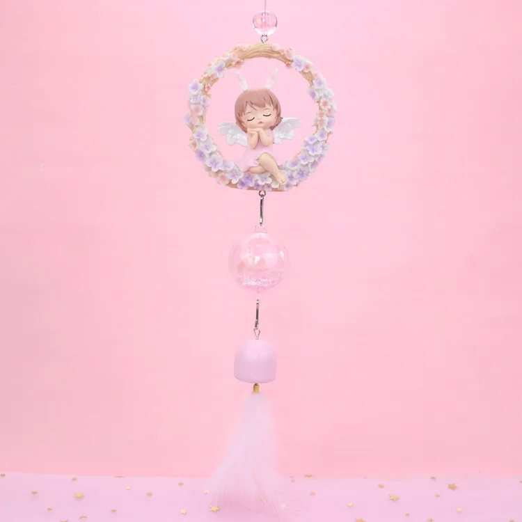 Lovely Resin Statue Dream Angel Wind Chimes Girls Bedroom Ornaments Home Balcony Garden Decorations Pendants Gift for Girlfriend
Lovely Resin Statue Dream Angel Wind Chimes Girls Bedroom Ornaments Home Balcony Garden Decorations Pendants Gift for Girlfriend