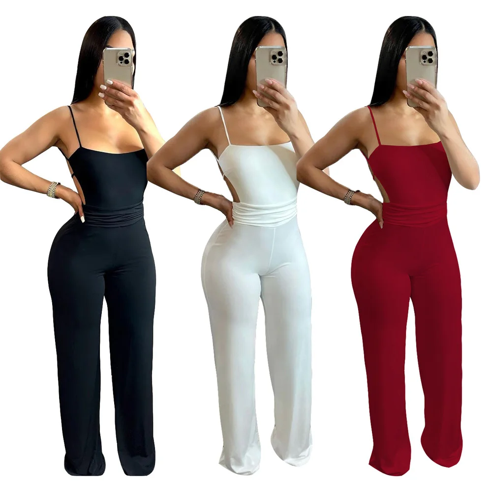 Sexy Bandage Ruched Rompers Womens Jumpsuit Strapless Spaghetti Strap Wide Leg Overall Office Lady Business Workwear Bodysuits
Sexy Bandage Ruched Rompers Womens Jumpsuit Strapless Spaghetti Strap Wide Leg Overall Office Lady Business Workwear Bodysuits
