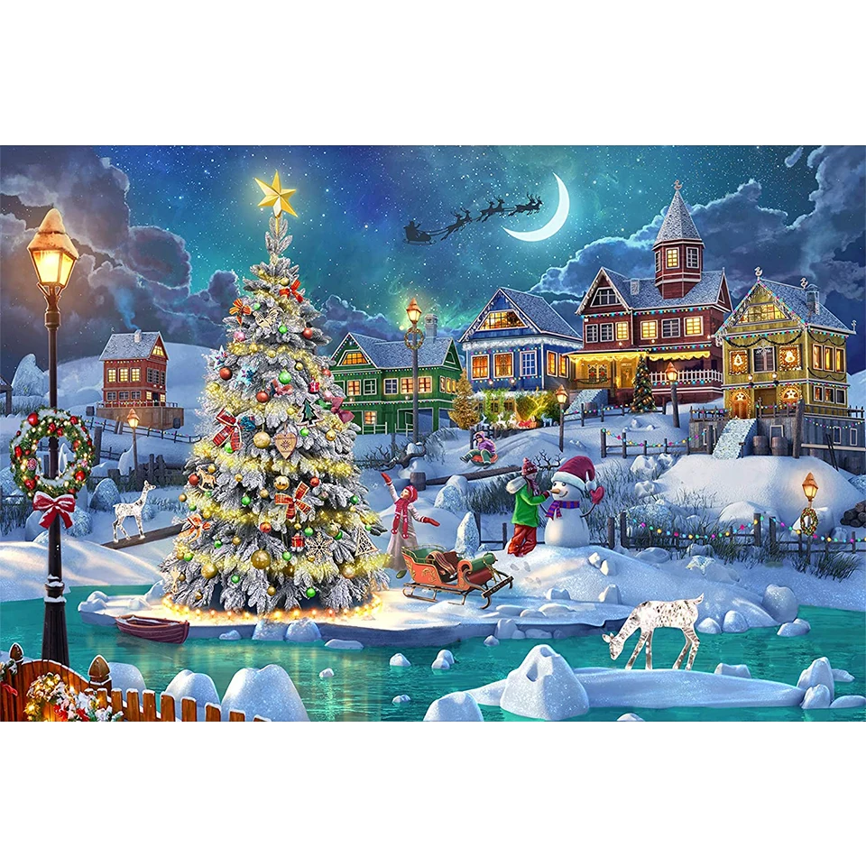 Christmas tree cartoon Snowman 5d diy diamond painting full round mosaic town landscape diamond embroidery Festive decor EE2199
Christmas tree cartoon Snowman 5d diy diamond painting full round mosaic town landscape diamond embroidery Festive decor EE2199