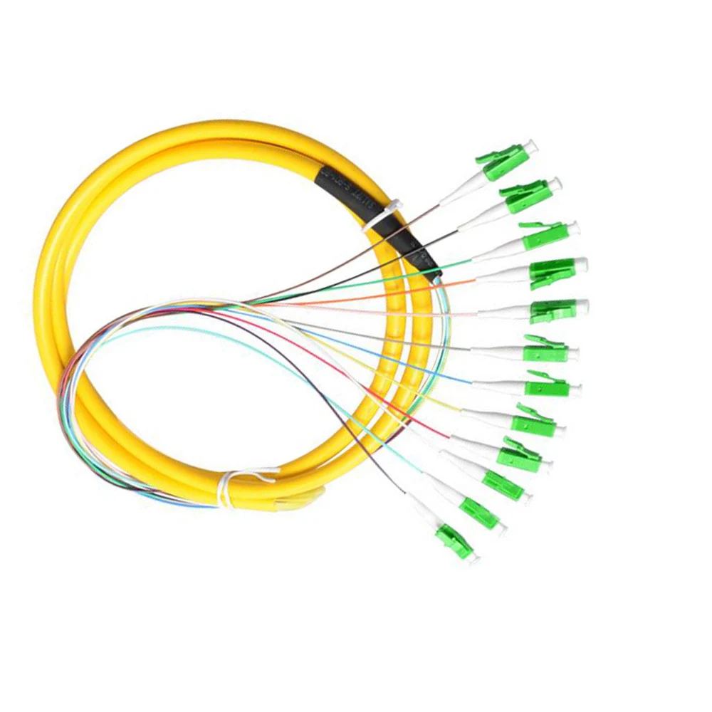 Fiber Optic Bundle Pigtail LC Single Mode 12 Core Pigtail LC APC CATV 1.5m Patch Cord Good reliability Free Shipping
Fiber Optic Bundle Pigtail LC Single Mode 12 Core Pigtail LC APC CATV 1.5m Patch Cord Good reliability Free Shipping