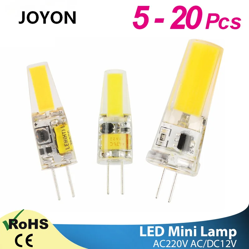 

LED G4 G9 Bulb 3W 6W 10W AC/DC 12V 220V 240V COB SMD LED G4 G9 Dimmable Lamps Replace Halogen Spotlight Chandelier