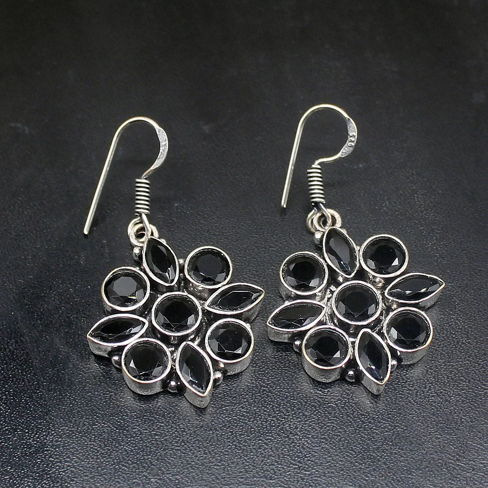 Gemstonefactory Big Promotion 925 Silver Trendy Charm Black Onyx Marvelous Women Ladies Gifts Dangle Drop Earrings 20212432
Gemstonefactory Big Promotion 925 Silver Trendy Charm Black Onyx Marvelous Women Ladies Gifts Dangle Drop Earrings 20212432