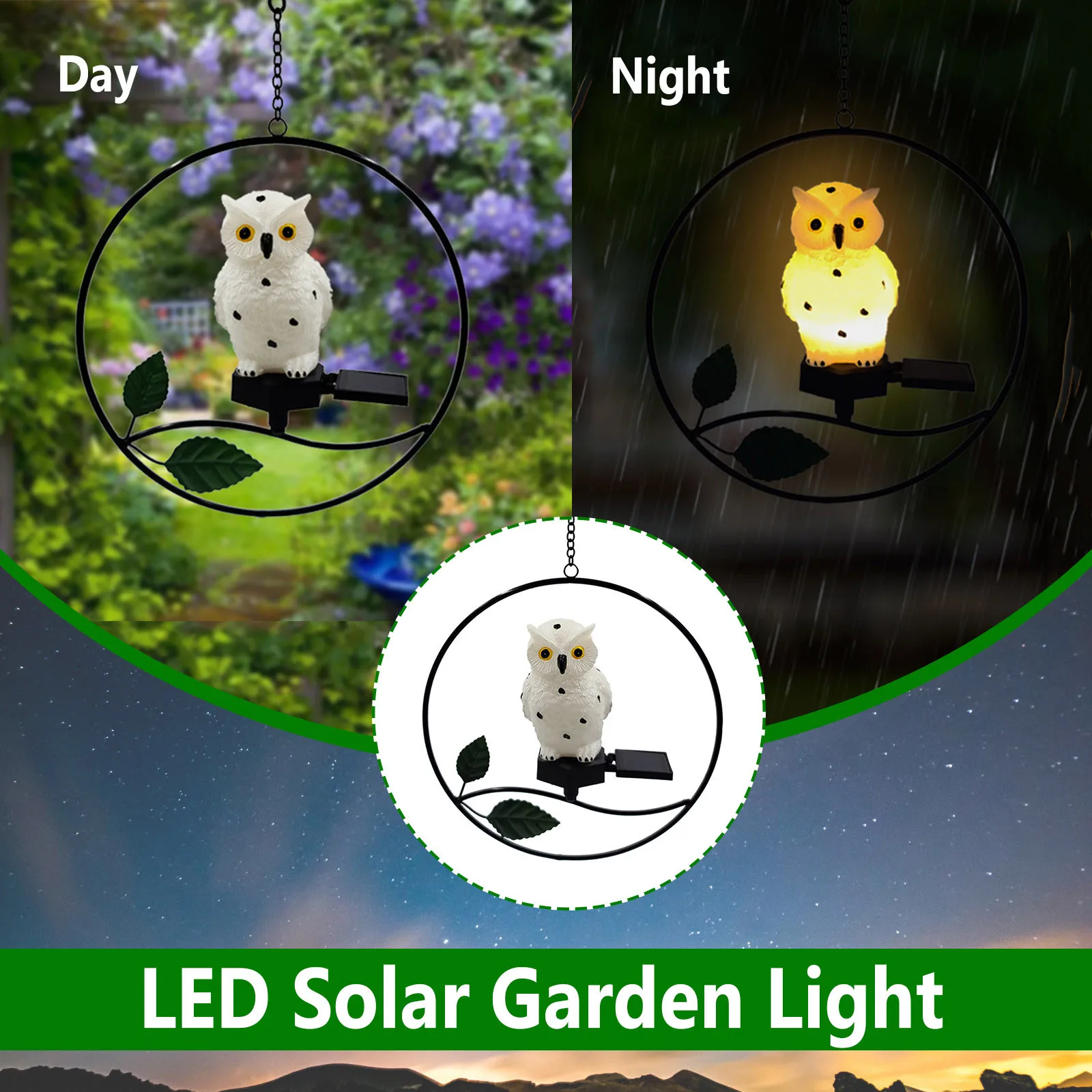 40# Garden Decorative Lights Solar Powered Bird Hanging Waterproof Night Led Lamp Garden Decoration Outdoor Pendant Light
40# Garden Decorative Lights Solar Powered Bird Hanging Waterproof Night Led Lamp Garden Decoration Outdoor Pendant Light