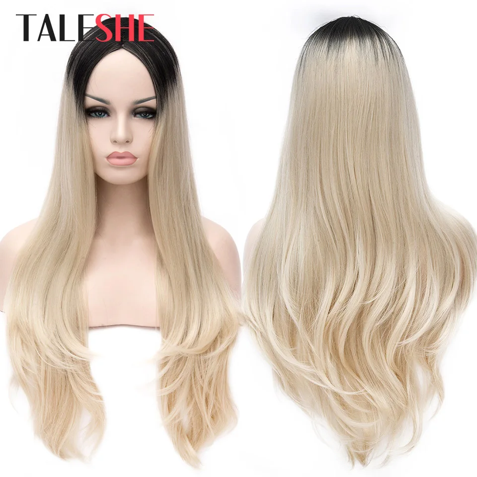 Synthetic Ombre Blonde Long Wavy Women's Wig Natural Cosplay Party Wigs Heat Resistant Fiber False Hair
Synthetic Ombre Blonde Long Wavy Women's Wig Natural Cosplay Party Wigs Heat Resistant Fiber False Hair