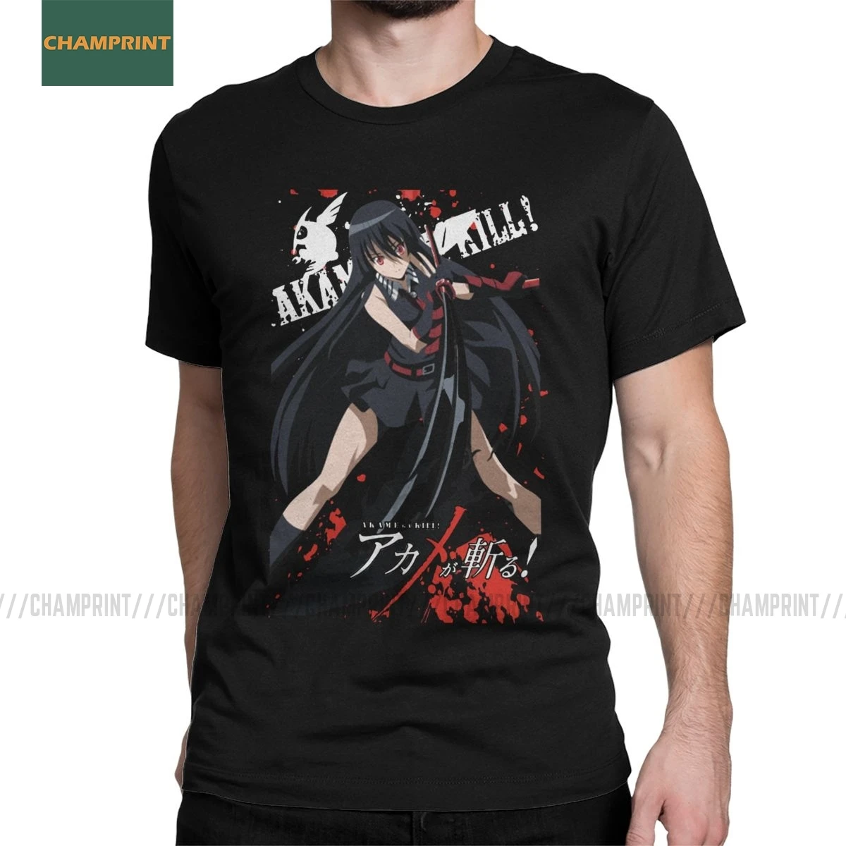 Leisure Akame Ga Kill T-Shirt Men Cotton T Shirt Night Raid Anime Tatsumi Elfen Lied Hellsing Berserk Short Sleeve Tees Printed
Leisure Akame Ga Kill T-Shirt Men Cotton T Shirt Night Raid Anime Tatsumi Elfen Lied Hellsing Berserk Short Sleeve Tees Printed