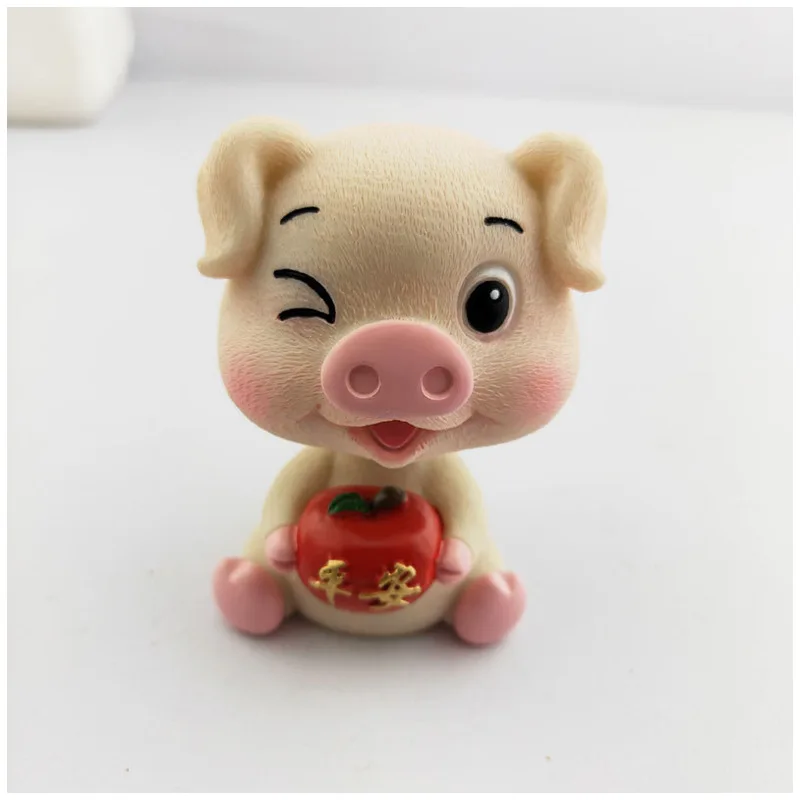 Meng favorite cartoon doll lucky pig ornament resin crafts creative gift decoration 
Meng favorite cartoon doll lucky pig ornament resin crafts creative gift decoration