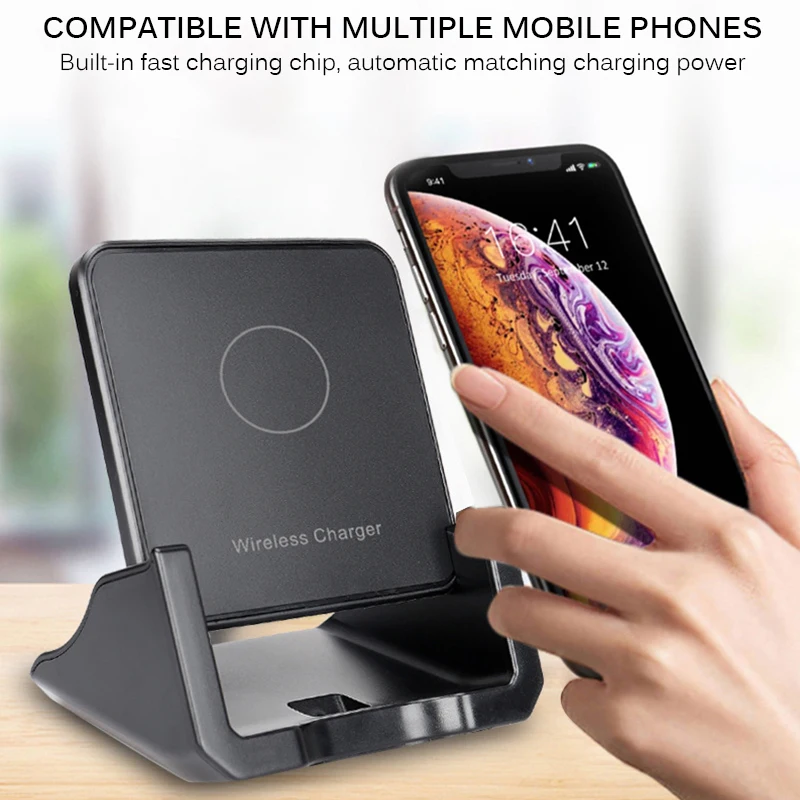 Wireless Charger With Phone Holder For Xiaomi For Iphone Fast Charger For Huawei Quick Wireless Charging Stand Cordless Charger
Wireless Charger With Phone Holder For Xiaomi For Iphone Fast Charger For Huawei Quick Wireless Charging Stand Cordless Charger