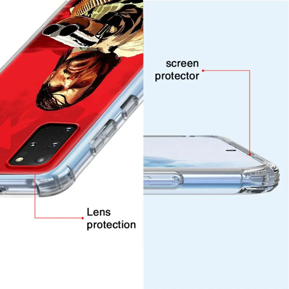 Red Dead Redemption 2 Shockproof Airbag Phone Case for Samsung Galaxy S10 S10e S20 Plus FE S8 S9 S10 Lite S20 Ultra 5G Cover
Red Dead Redemption 2 Shockproof Airbag Phone Case for Samsung Galaxy S10 S10e S20 Plus FE S8 S9 S10 Lite S20 Ultra 5G Cover