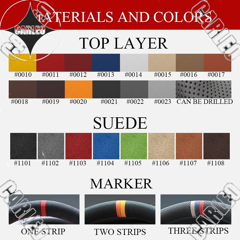 Car Steering Wheel Cover for Peugeot 207 Expert Partner Citroen Berlingo Genuine Suede Leather Stitching Customized Holder
Car Steering Wheel Cover for Peugeot 207 Expert Partner Citroen Berlingo Genuine Suede Leather Stitching Customized Holder
