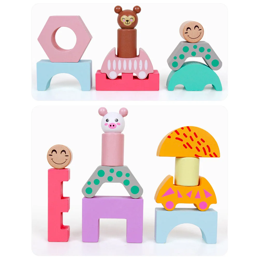 Montessori Wooden Stacking Game Building Blocks Children Early Educational Building Block Shape Parent-Child Interactive Toy
Montessori Wooden Stacking Game Building Blocks Children Early Educational Building Block Shape Parent-Child Interactive Toy
