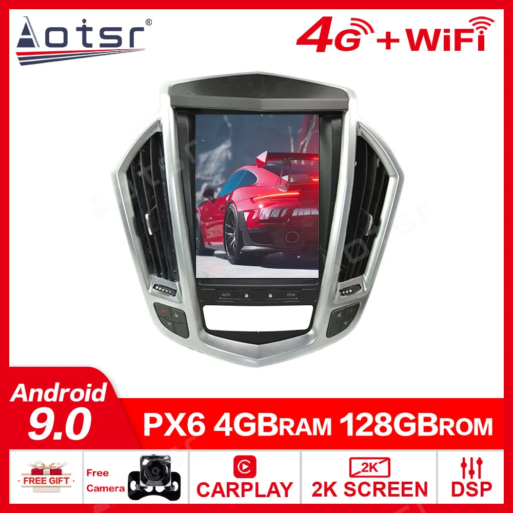 128GB TeslaScreen Android 9.0 px6 Radio For Cadillac SRX 2009-2012 Car Multimedia Stereo Player Carplay GPS Navigation Head unit
128GB TeslaScreen Android 9.0 px6 Radio For Cadillac SRX 2009-2012 Car Multimedia Stereo Player Carplay GPS Navigation Head unit