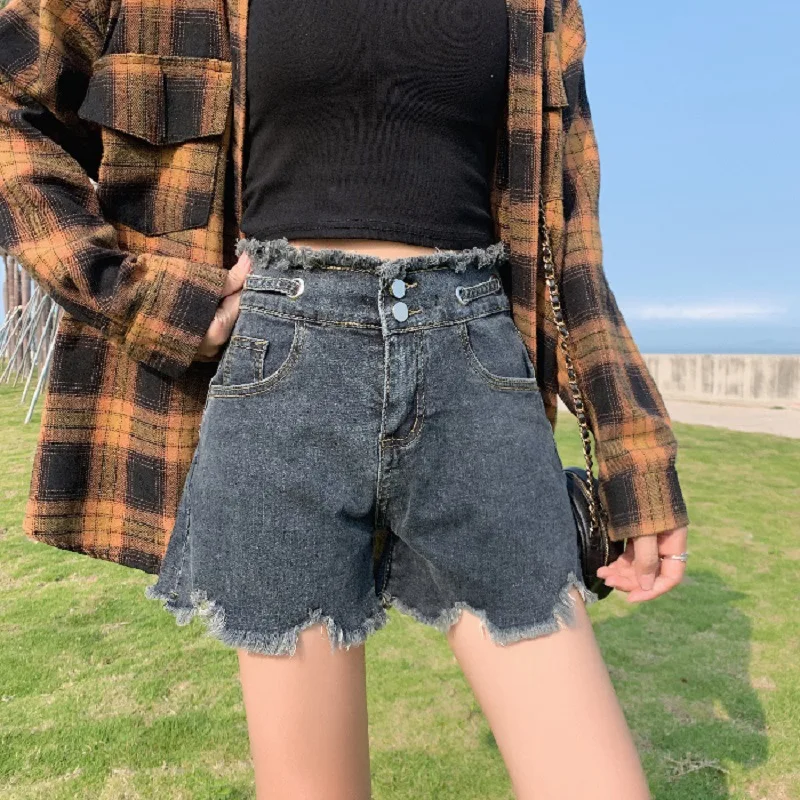GoneGoing 2020 Summer New Women Solid Color Black Denim Shorts High Waist irregular length Wide Leg Jeans shorts 070708
GoneGoing 2020 Summer New Women Solid Color Black Denim Shorts High Waist irregular length Wide Leg Jeans shorts 070708