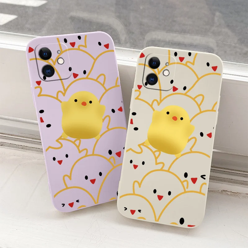 Cute Chick Liquid Phone Case For iPhone 12 Pro Max Mini 11 Pro Max X XR XS MAX Camera Soft Back Cover On SE2020 8 7 6 6S Plus
Cute Chick Liquid Phone Case For iPhone 12 Pro Max Mini 11 Pro Max X XR XS MAX Camera Soft Back Cover On SE2020 8 7 6 6S Plus