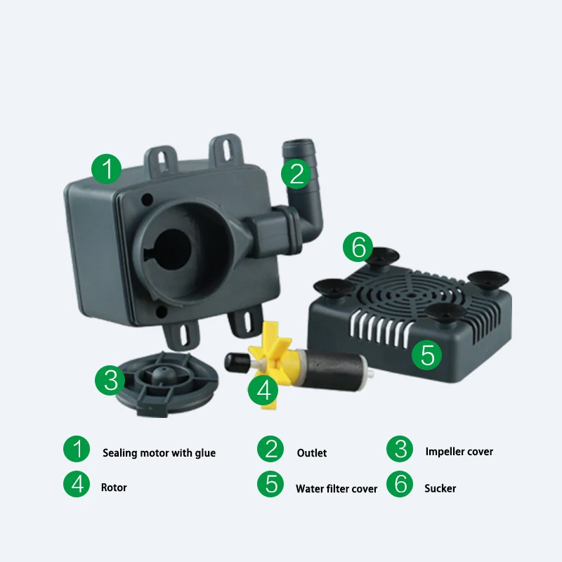 SUNSUN Submersible Pump Low Water Level Aquarium Mini Miniature Pumping Cycle Silent Filter Pump HJ-861
SUNSUN Submersible Pump Low Water Level Aquarium Mini Miniature Pumping Cycle Silent Filter Pump HJ-861