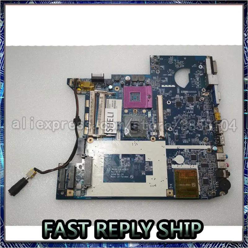SHELI для ACER Aspire 4730 4730Z материнская плата для ноутбука MBAT902001 JAL90 LA-4201P материнская плата для ноутбука
SHELI для ACER Aspire 4730 4730Z материнская плата для ноутбука MBAT902001 JAL90 LA-4201P материнская плата для ноутбука
