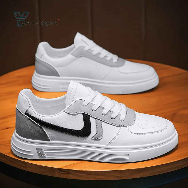 Youth Mens Casual Shoes for Men Fashion Leather White Gray Low Cut Students Men's Casual Shoe Teenagers Four Seasons Man Sneaker
Youth Mens Casual Shoes for Men Fashion Leather White Gray Low Cut Students Men's Casual Shoe Teenagers Four Seasons Man Sneaker