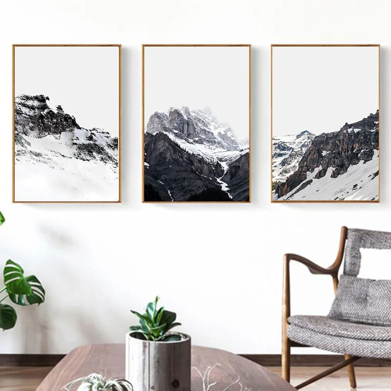 Modern Minimalist Landscape Canvas Painting Snow Mountain Poster and Print Mountain Wall Art for Living Room Decoration
Modern Minimalist Landscape Canvas Painting Snow Mountain Poster and Print Mountain Wall Art for Living Room Decoration