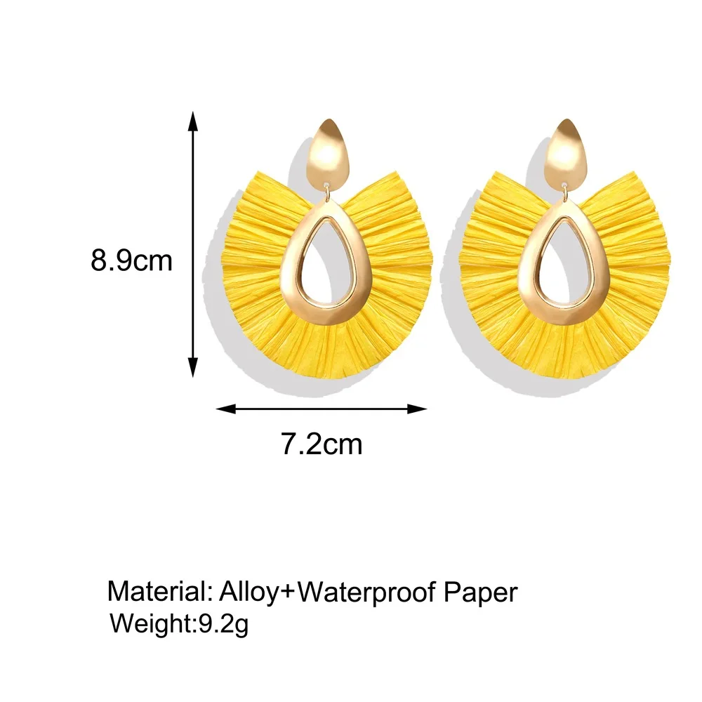 Drop Fringed Earrings Statement Tassel Earrings For Women Bohemian Lafite Pendientes Earrings handmade Jewelry Accessories
Drop Fringed Earrings Statement Tassel Earrings For Women Bohemian Lafite Pendientes Earrings handmade Jewelry Accessories
