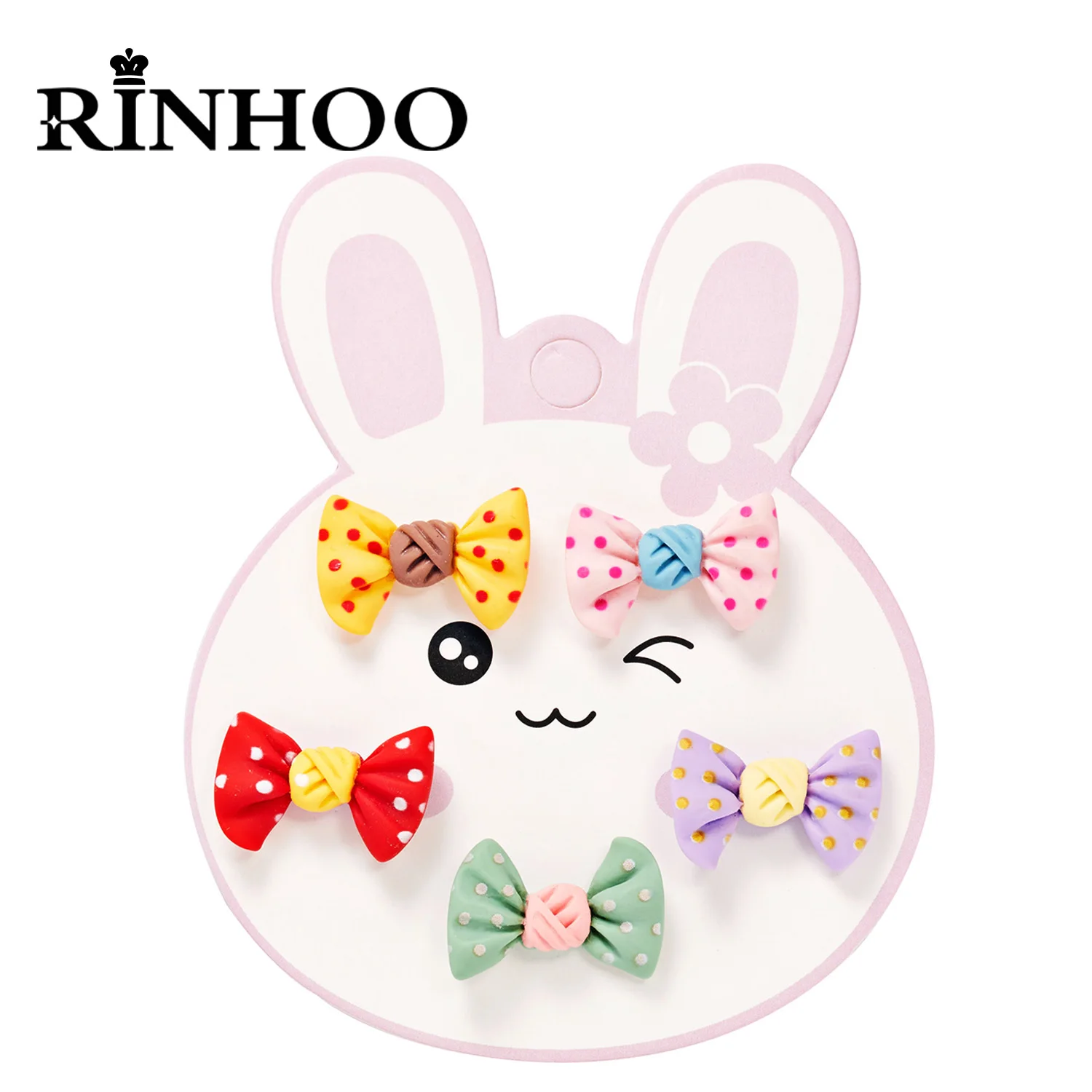Rinhoo 5pcs/set Colorful Bowknot Brooches Set for Girls Soft Pottery Cartoon Bow Small Badge Fashion Party Lapel Pins Jewelry
Rinhoo 5pcs/set Colorful Bowknot Brooches Set for Girls Soft Pottery Cartoon Bow Small Badge Fashion Party Lapel Pins Jewelry
