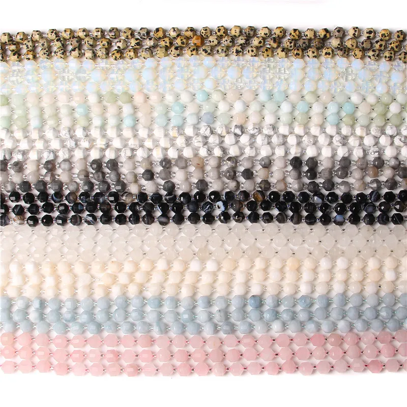8/10mm Natural Stone Faceted Beads Round Crystal Opal Aquamarines Agates Spacer Beads for Jewelry making DIY Handmade 15''
8/10mm Natural Stone Faceted Beads Round Crystal Opal Aquamarines Agates Spacer Beads for Jewelry making DIY Handmade 15''