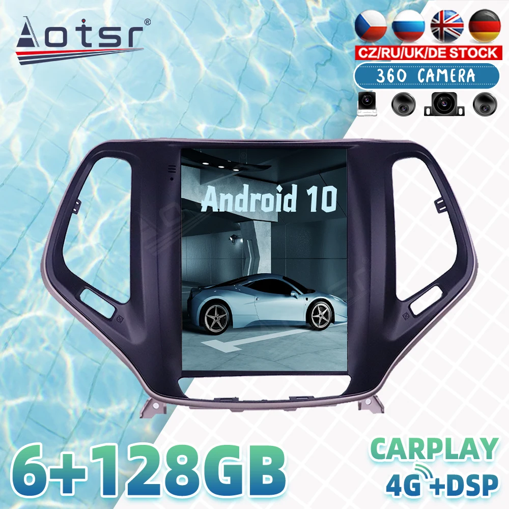 for JEEP CHEROKEE 2016+ Tesla style Android Car Radio Player GPS Navigation 360 Camera Auto Stereo Multimedia DSP Carplay 4G LTE
for JEEP CHEROKEE 2016+ Tesla style Android Car Radio Player GPS Navigation 360 Camera Auto Stereo Multimedia DSP Carplay 4G LTE