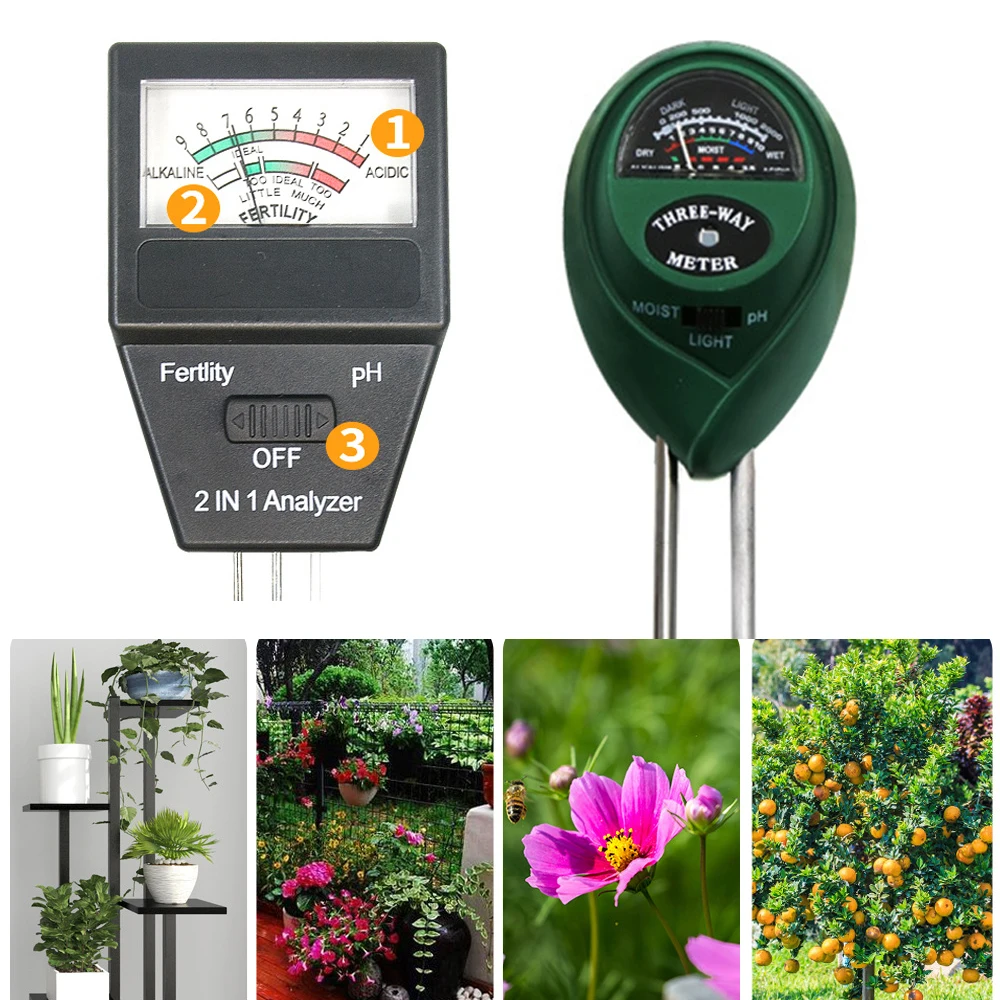 3in1 Soil Fertility Meter Tester Digital PH Sunlight Moisture Sensor Potted For Garden Plant Soil Tester Gauge Fertility Testers
3in1 Soil Fertility Meter Tester Digital PH Sunlight Moisture Sensor Potted For Garden Plant Soil Tester Gauge Fertility Testers