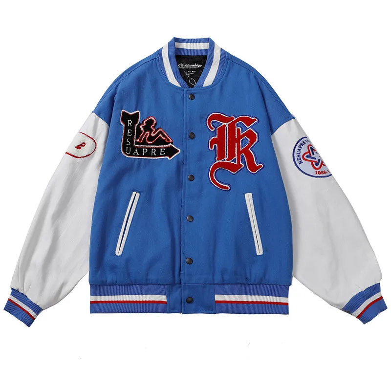 Hip Hop Streetwear Baseball Jacket Coat Men Oversized Funny Letter Embroidery Goth Retro Varsity Bomber Fashion Couple Jacket
Hip Hop Streetwear Baseball Jacket Coat Men Oversized Funny Letter Embroidery Goth Retro Varsity Bomber Fashion Couple Jacket