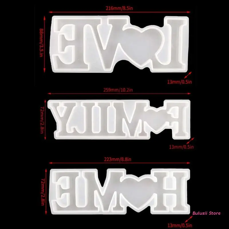3 Pcs LOVE FAMILY HOME English Alphabet Decorations Crystal Epoxy Resin Mold Letter Ornaments Silicone Mould DIY Crafts AXYD
3 Pcs LOVE FAMILY HOME English Alphabet Decorations Crystal Epoxy Resin Mold Letter Ornaments Silicone Mould DIY Crafts AXYD