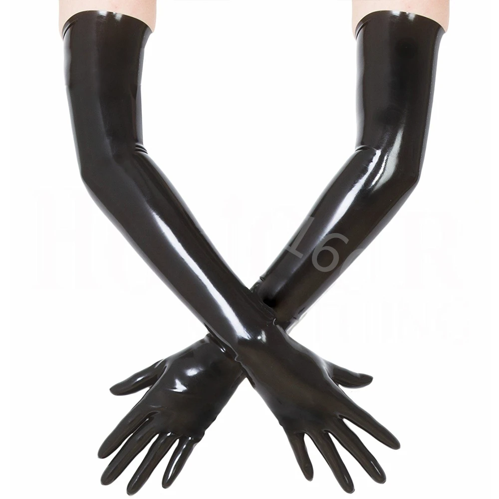 Hot Wrist seamless black / red latex opera long latex gloves fetish latex gloves 
Hot Wrist seamless black / red latex opera long latex gloves fetish latex gloves