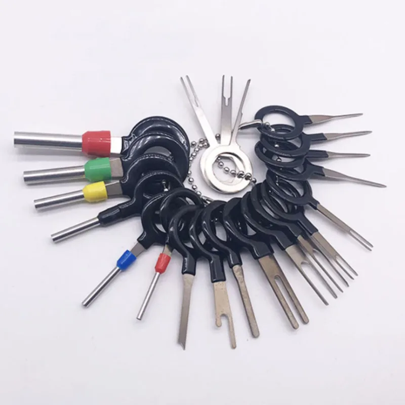 

21Pcs Terminal Remover Tools Car Wiring Connector Pin Puller Replacement Set Repair Universal Useful Accessories