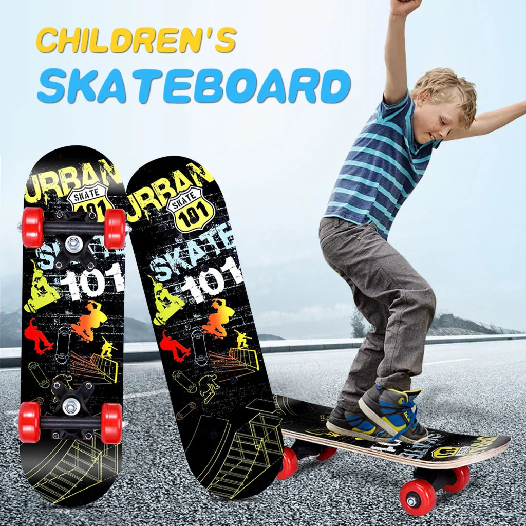Complete Cartoon Skateboards For Beginners For Boys Girls Kids Slide Plate Double-sided Cartoon Stickers Skateboard
Complete Cartoon Skateboards For Beginners For Boys Girls Kids Slide Plate Double-sided Cartoon Stickers Skateboard
