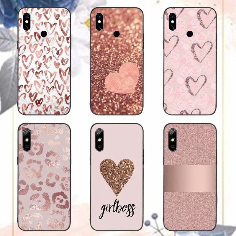 Gold Rose Love heart pink pattern Phone Case For Xiaomi Redmi note 7 8 9 11 i t s 10 A poco f3 x3 pro lite shell coque cover
Gold Rose Love heart pink pattern Phone Case For Xiaomi Redmi note 7 8 9 11 i t s 10 A poco f3 x3 pro lite shell coque cover
