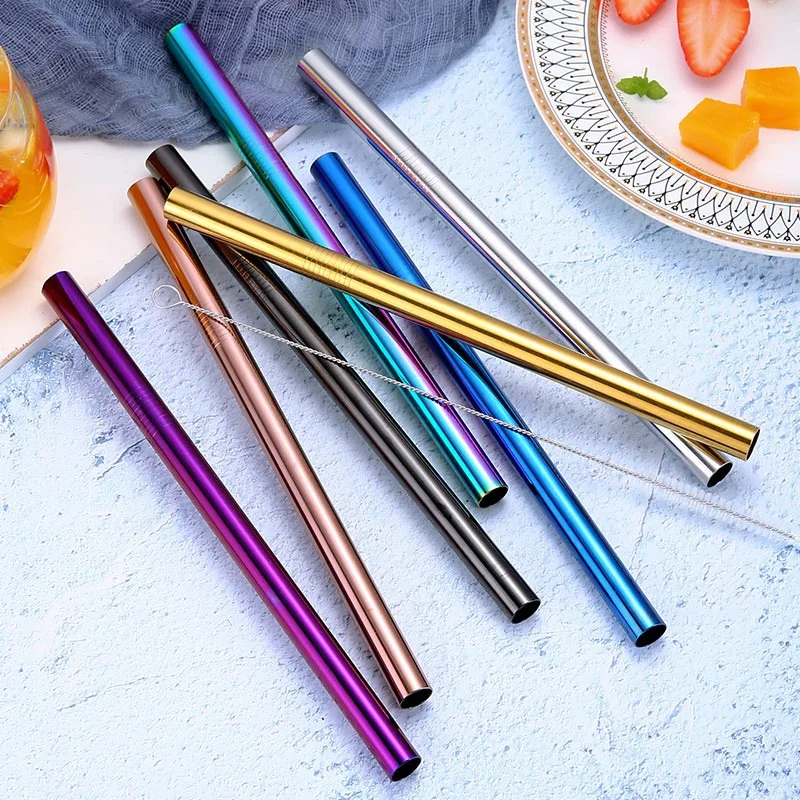 Straw Dazzle Color Pearl 304 Stainless Steel Reusable Milk Tea Tube Cocktail Juice Tube Kitchen Accessories 
Straw Dazzle Color Pearl 304 Stainless Steel Reusable Milk Tea Tube Cocktail Juice Tube Kitchen Accessories
