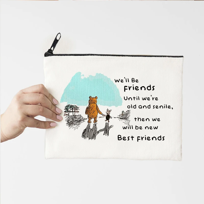 Cute Best Friends Makeup Bag Graduation Back To School Pencil Pouch Preschool Elementary High School Teachers' Day Best Gift
Cute Best Friends Makeup Bag Graduation Back To School Pencil Pouch Preschool Elementary High School Teachers' Day Best Gift