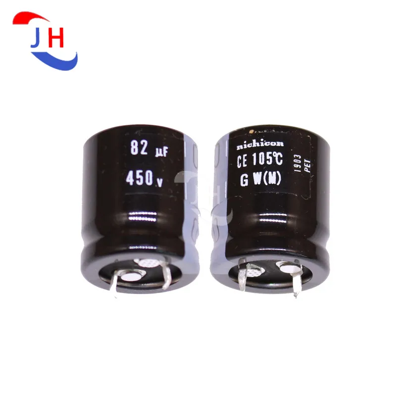 Алюминиевый электролитический конденсатор 450V82UF 22*25W105 шаг 10 мм 450 в 82 мкФ 1 шт. -