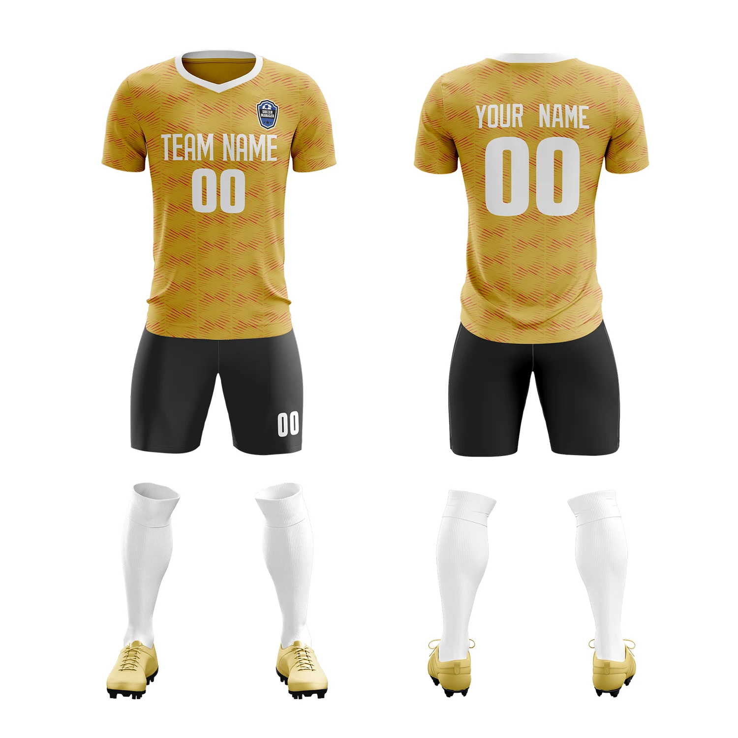 Custom Soccer Jersey Sets Sublimation Design Printing Name Number Outdoor Game Training Running Sports Shirt Men Youth
Custom Soccer Jersey Sets Sublimation Design Printing Name Number Outdoor Game Training Running Sports Shirt Men Youth