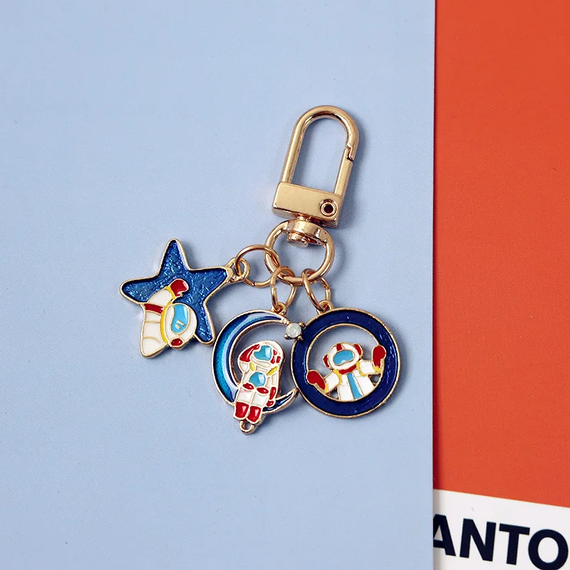 Hot Sale High Quality Astronaut Key Chains Space Travel Collection Keychain Planet Star Galaxy Keyring Women Men Car Bag Keyring
Hot Sale High Quality Astronaut Key Chains Space Travel Collection Keychain Planet Star Galaxy Keyring Women Men Car Bag Keyring