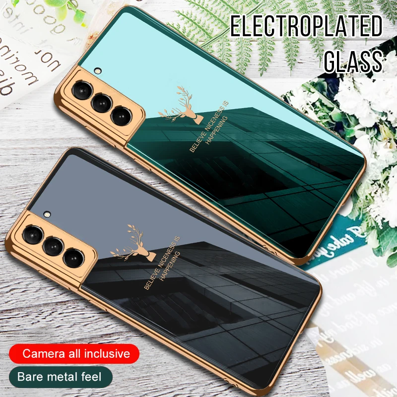 Роскошный чехол для Samsung Galaxy S21 Ultra Plus 5G Роскошный чехол из закаленного стекла с рисунком для Samsung S21 Plus Ultra 5G
Роскошный чехол для Samsung Galaxy S21 Ultra Plus 5G Роскошный чехол из закаленного стекла с рисунком для Samsung S21 Plus Ultra 5G