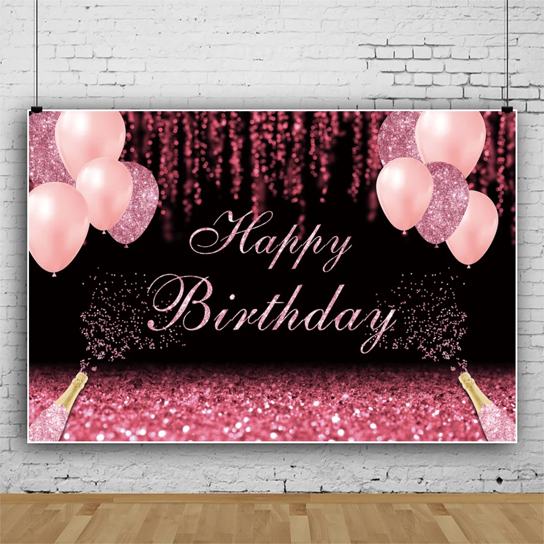 Laeacco Photo Backdrop Pink Balloons Glitters Dots Tassel Happy Birthday Party Customized Banner Poster Photographic Backgrounds
Laeacco Photo Backdrop Pink Balloons Glitters Dots Tassel Happy Birthday Party Customized Banner Poster Photographic Backgrounds