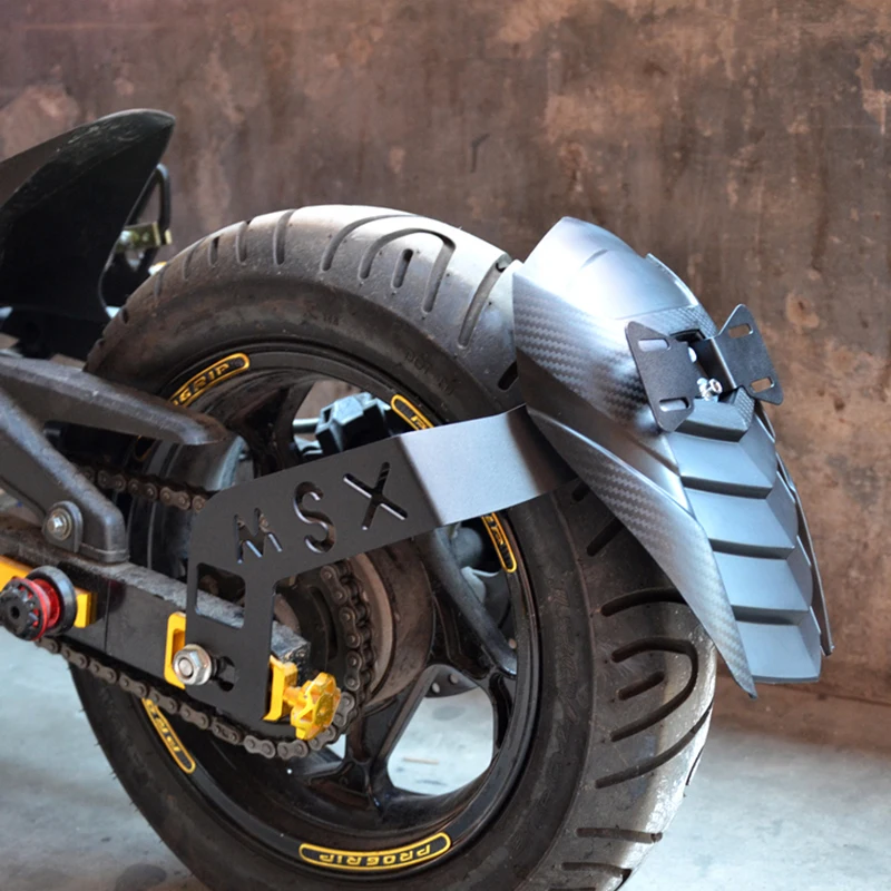 Black Motorcycle modified rear mudguard shovel shield bracket For Honda GROM MSX125 MSX125SF Accessories
Black Motorcycle modified rear mudguard shovel shield bracket For Honda GROM MSX125 MSX125SF Accessories
