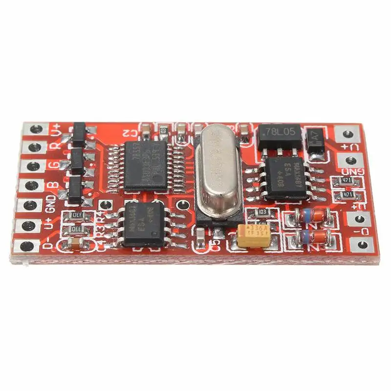 72 Вт 6A Dmx512 декодер плата Codering модуль контроллер 3 канала для Rgb Led сценический