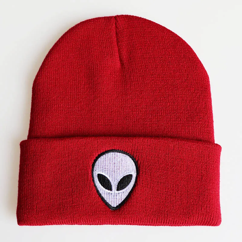 New Alien Alien Skull Embroidered Wool Hat Men's and Women's Knitted Hat Autumn and Winter Tide Hat Pullov
New Alien Alien Skull Embroidered Wool Hat Men's and Women's Knitted Hat Autumn and Winter Tide Hat Pullov