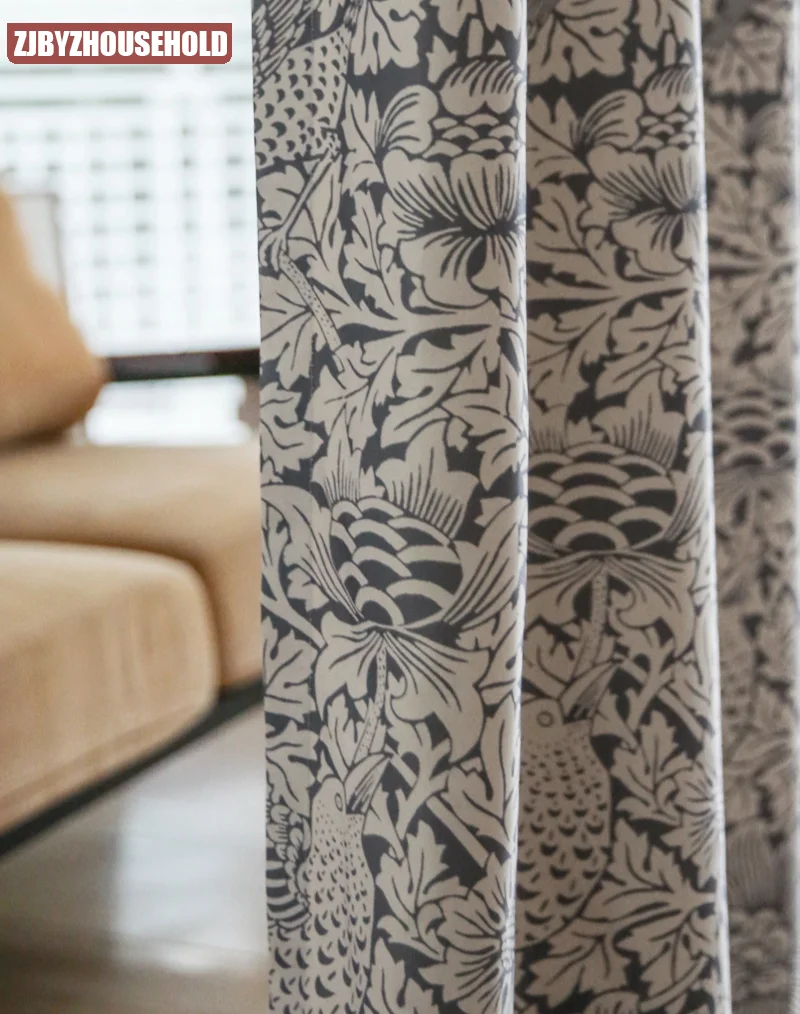 William Morris American British Curtain Retro Light Luxury High Precision Blackout Curtains for Living Dining Room Bedroom
William Morris American British Curtain Retro Light Luxury High Precision Blackout Curtains for Living Dining Room Bedroom