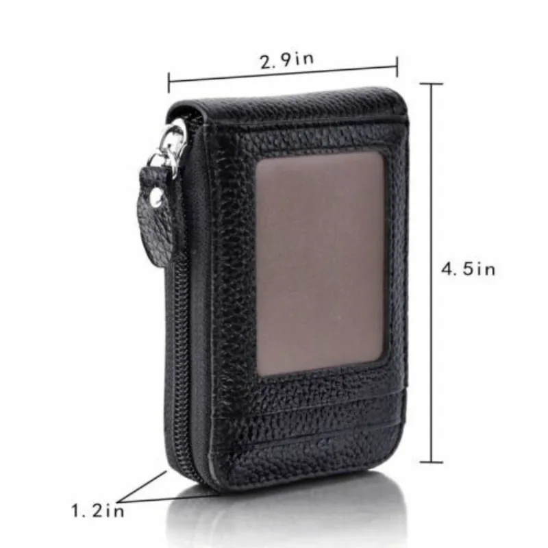 US STOCK HOT SALE Men's Wallet Genuine Leather Credit Card Holder Blocking Zipper Pocket New
US STOCK HOT SALE Men's Wallet Genuine Leather Credit Card Holder Blocking Zipper Pocket New