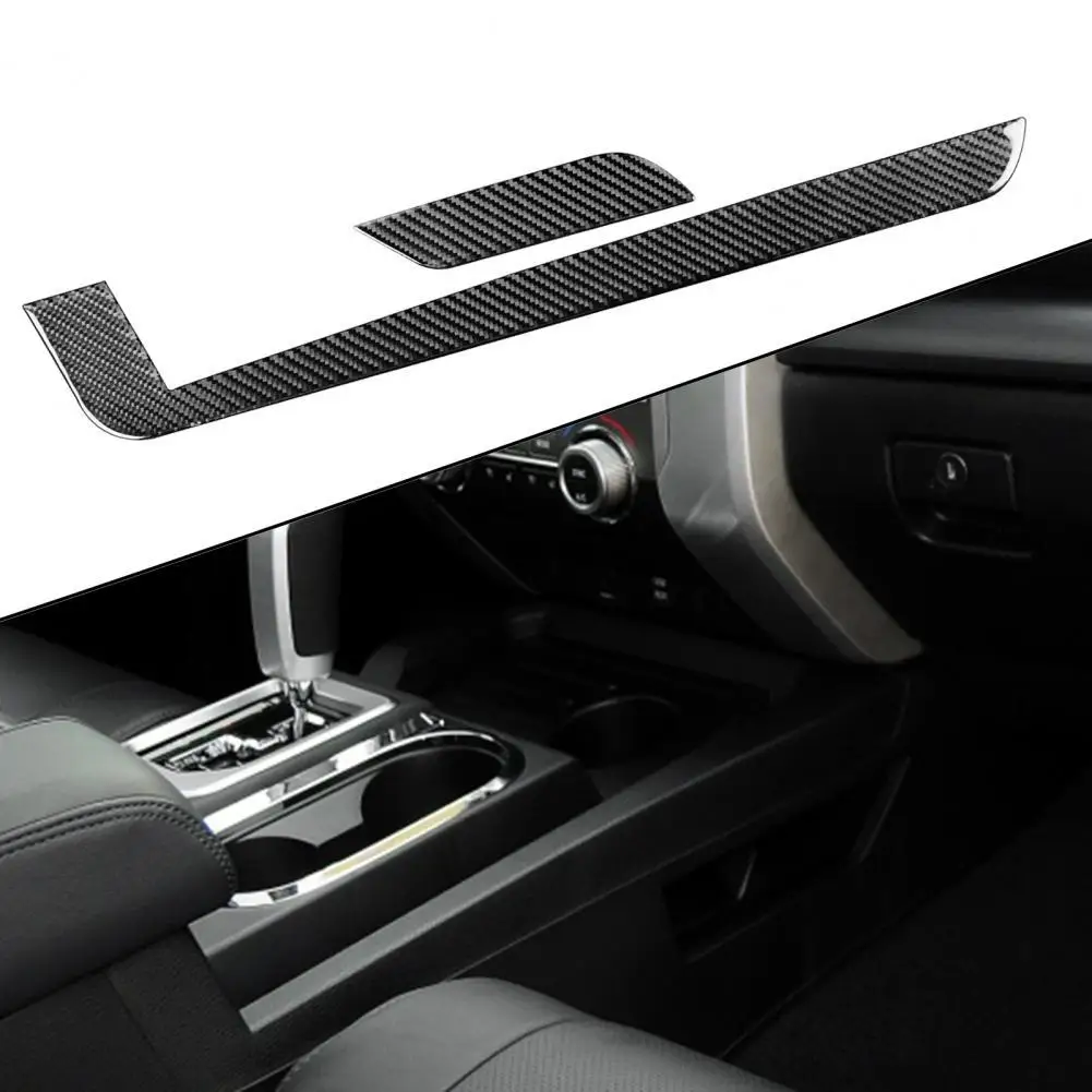 Simple 2Pcs Universal Black Center Console Panel Side Strip Cover Carbon Fiber Strip Sticker Self-adhesive 
Simple 2Pcs Universal Black Center Console Panel Side Strip Cover Carbon Fiber Strip Sticker Self-adhesive