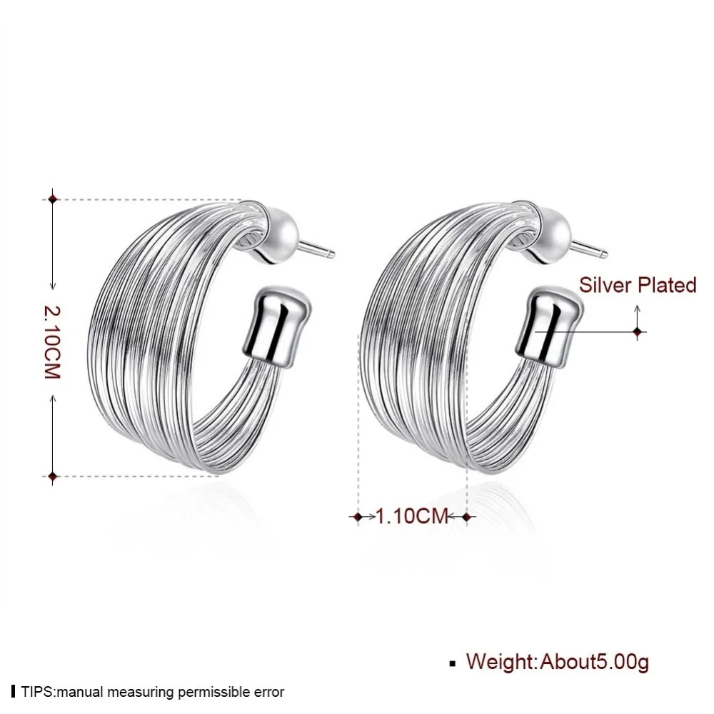 Wholesale Price 925 Sterling Silver Multi-Line Small Stud Earrings for Women Fashion Jewelry Brincos
Wholesale Price 925 Sterling Silver Multi-Line Small Stud Earrings for Women Fashion Jewelry Brincos