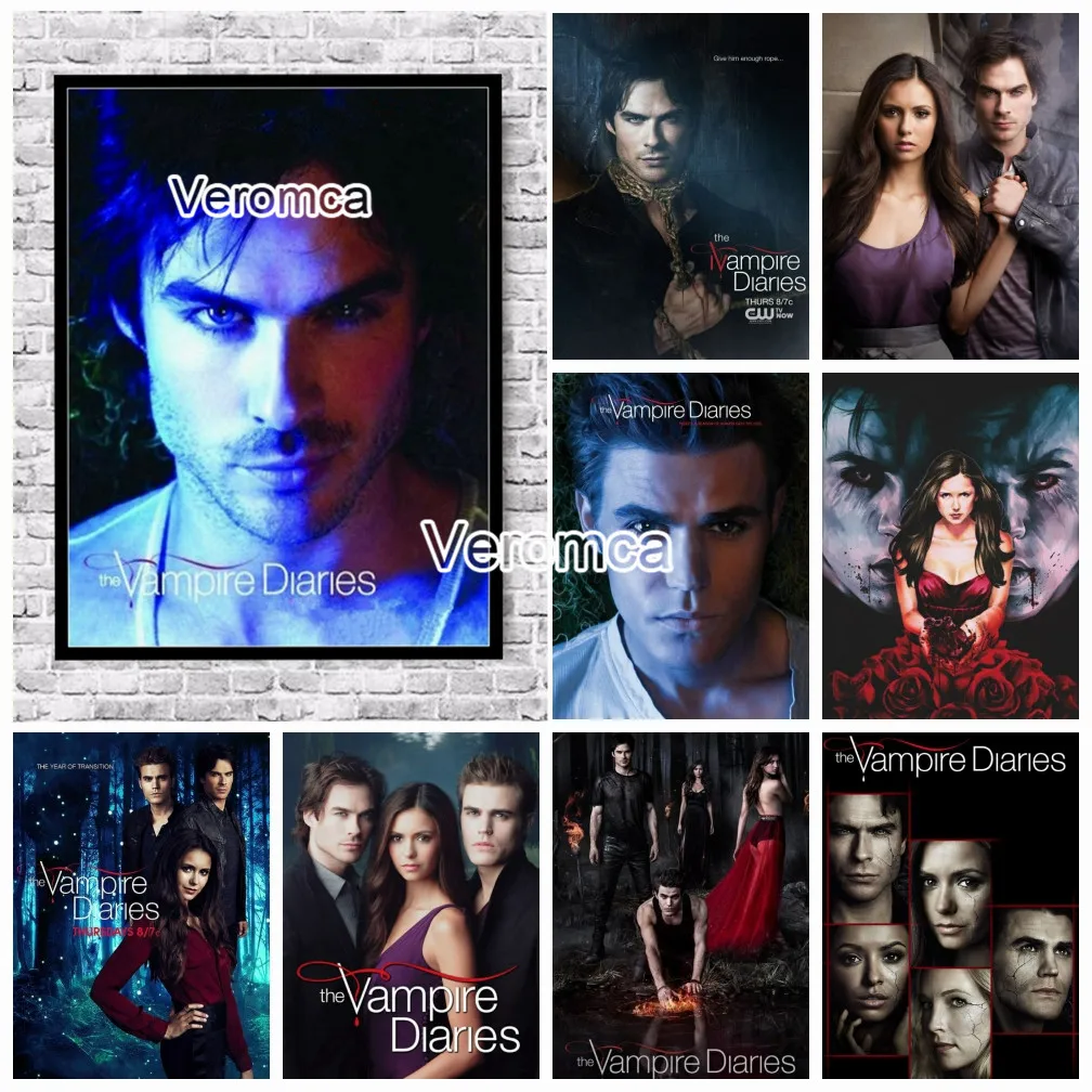 Diy 5D Diamond Painting The Vampire Diaries Diamond Embroidery Cross Stitch Kits Full Square Round Drill Home Wall Decor Mosaic
Diy 5D Diamond Painting The Vampire Diaries Diamond Embroidery Cross Stitch Kits Full Square Round Drill Home Wall Decor Mosaic